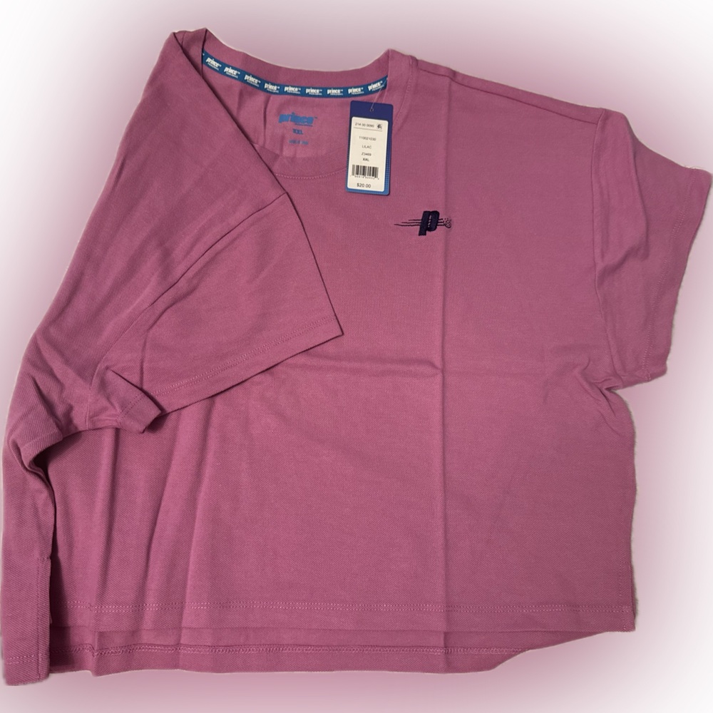 Prince x Target Purple Pickleball Relaxed Crop T-Shirt XXL NWT (discontinued) - Picture 3 of 3